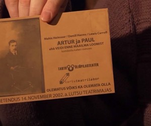 Invitation "Artur ja Paul" Mehis Heinsaar, 2002