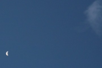 Nuage lunaire à Santa Fe - Photo Kantoken